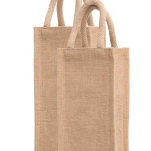 Natural Eco Friendly Jute Water Bottle And Flask Bag pack of Two